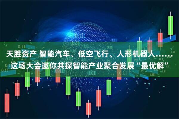 天胜资产 智能汽车、低空飞行、人形机器人……这场大会邀你共探智能产业聚合发展“最优解”
